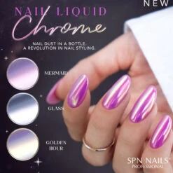 SPN Nails Nail Liquid Chrome Glass Nail Dust(Spn Nails Nail Liquid Chrome Glass Nail Dust) -Roxie Cosmetics Shop spn nails nail liquid chrome glass nails info roxie cosmetics