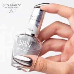 SPN Nails Nail Liquid Chrome Glass Nail Dust(Spn Nails Nail Liquid Chrome Glass Nail Dust) -Roxie Cosmetics Shop spn nails nail liquid chrome glass silver nails info roxie cosmetics