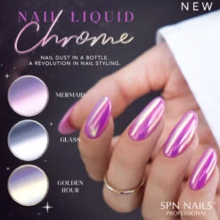 SPN Nails Nail Liquid Chrome Golden Hour Nail Dust(Spn Nails Nail Liquid Chrome Golden Hour Nail Dust) -Roxie Cosmetics Shop spn nails nail liquid chrome golden hour nails info roxie cosmetics
