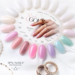 SPN Nails Rubber Base COLOR & GO! Candy Girl(Spn Nails Rubber Base Color Go Candy Girl) -Roxie Cosmetics Shop spn nails rubber base color go candy girl series colours roxie cosmetics