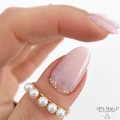 SPN Nails Rubber Base COLOR & GO! Pink Bubbles(Spn Nails Rubber Base Color Go Pink Bubbles) -Roxie Cosmetics Shop spn nails rubber base color go pink bubbles nail styling roxie cosmetics