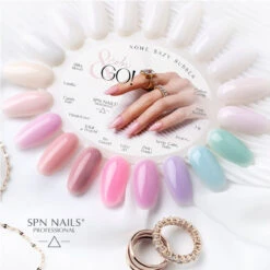 SPN Nails Rubber Base COLOR & GO! Pink-Punk!(Spn Nails Rubber Base Color Go Pink Punk) 13 SPN Nails Rubber Base COLOR & GO! Pink-Punk!(Spn Nails Rubber Base Color Go Pink Punk) -Roxie Cosmetics Shop spn nails rubber base color go pink punk series swatch roxie cosmetics