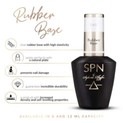 SPN Nails Rubber Base(Spn Nails Rubber Base) -Roxie Cosmetics Shop spn nails rubber base features