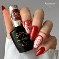 SPN Nails UV/LED Gel Polish 1009 Holidate(Spn Nails Uv Led Gel Polish 1009 Holidate) -Roxie Cosmetics Shop spn nails uv led gel polish 1009 holidate red nail style roxie cosmetics