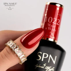 SPN Nails UV/LED Gel Polish 1022 Make A Wish(Spn Nails Uv Led Gel Polish 1022 Make A Wish) -Roxie Cosmetics Shop spn nails uv led gel polish 1022 make a wish red nails roxie cosmetics
