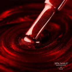 SPN Nails UV/LED Gel Polish 1024 Holly Magic(Spn Nails Uv Led Gel Polish 1024 Holly Magic) -Roxie Cosmetics Shop spn nails uv led gel polish 1024 holly magic red nails swatch roxie cosmetics