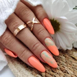SPN Nails UV/LED Gel Polish 709 Miss Summer(Spn Nails Uv Led Gel Polish 709 Miss Summer) -Roxie Cosmetics Shop spn nails uv led gel polish 709 miss summer peach nail roxie cosmetics