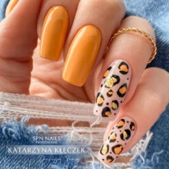 SPN Nails UV/LED Gel Polish 923 Mangoccino(Spn Nails Uv Led Gel Polish 923 Mangoccino) -Roxie Cosmetics Shop spn nails uv led gel polish 923 Mangoccino orange nail styling roxie cosmetics