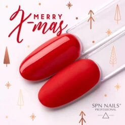 SPN Nails UV/LED Gel Polish Merry X-mas(Spn Nails Uv Led Gel Polish Merry X Mas) -Roxie Cosmetics Shop spn nails uv led gel polish merry x mas red nails gloss matte