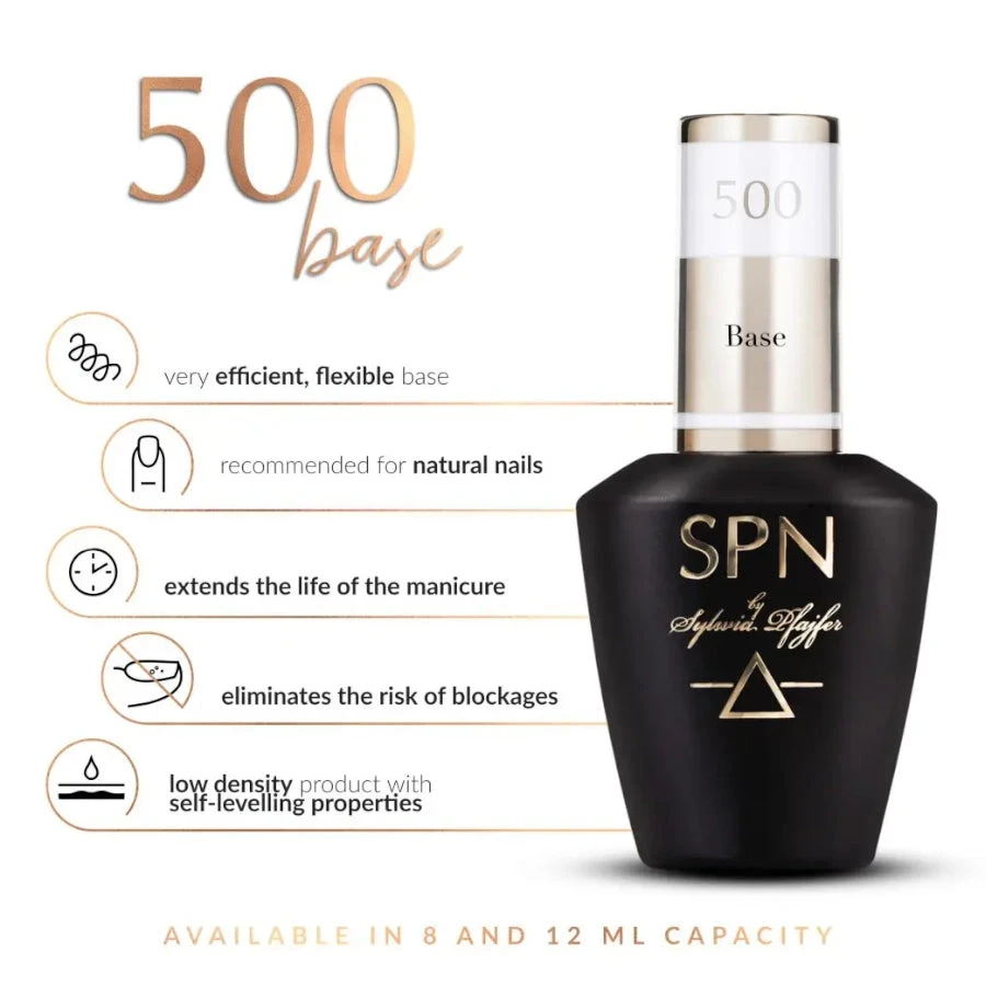 SPN Nails UV LaQ Hybrid Base Coat 500(Spn Nails Uv Laq Hybrid Base Coat 500) 4 SPN Nails UV LaQ Hybrid Base Coat 500(Spn Nails Uv Laq Hybrid Base Coat 500) - Image 2
