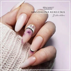 SPN Nails UV/LED Gel Polish 505 Delicate French(Spn Nails Uv Led Gel Polish 505 Delicate French) -Roxie Cosmetics Shop spn uv led hybrid gel nail polish 505 delicate french 8ml nail styling