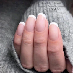 SPN Nails UV/LED Gel Polish 508 Pudding French(Spn Nails Uv Led Gel Polish 508 Pudding French) -Roxie Cosmetics Shop spn uv led hybrid gel nail polish 508 pudding french nails stylizastion