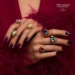 SPN Nails UV/LED Gel Polish 980 Iconic(Spn Nails Uv Led Gel Polish 980 Iconic) -Roxie Cosmetics Shop spn uv led hybrid gel nail polish 980 iconic 8ml purple violet nail styling