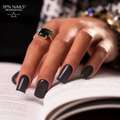 SPN Nails UV/LED Gel Polish 983 Instinct(Spn Nails Uv Led Gel Polish 983 Instinct) -Roxie Cosmetics Shop spn uv led hybrid gel nail polish 983 instinct black nails styling