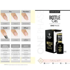 Victoria Vynn Bottle Gel One Phase Clear(Victoria Vynn Bottle Gel One Phase Clear) -Roxie Cosmetics Shop victoria vynn bottle gel how to use