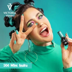 Victoria Vynn Gel Polish Color 306 Mint Izuku(Victoria Vynn Gel Polish Color 306 Mint Izuku) -Roxie Cosmetics Shop victoria vynn gel polish anime 306 mint izuku