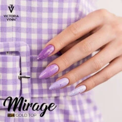 Victoria Vynn Gel Polish Gold Mirage Top No Wipe(Victoria Vynn Gel Polish Gold Mirage Top No Wipe) -Roxie Cosmetics Shop victoria vynn mirage top gel polish gold inspiration