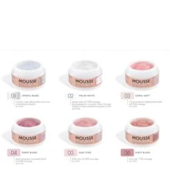 Victoria Vynn Mousse Sculpture Gel 01 Crystal Glass(Victoria Vynn Mousse Sclupture Gel 01 Crystal Glass) -Roxie Cosmetics Shop victoria vynn mousse sculpture gel info swatch