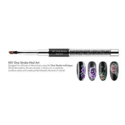Victoria Vynn One Stroke Nail Art Brush 001(Victoria Vynn One Stroke Nail Art Brush 001) -Roxie Cosmetics Shop victoria vynn nail brush one stroke swatch