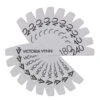 Victoria Vynn Crescent Grey Nail Files 180/240 10pcs(Victoria Vynn Crescent Grey Nail Files 180 240 10pcs)