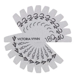 Victoria Vynn Crescent Grey Nail Files 180/240 10pcs(Victoria Vynn Crescent Grey Nail Files 180 240 10pcs)