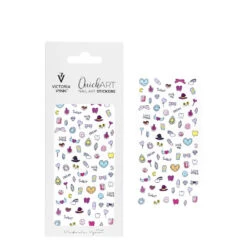 Victoria Vynn Quick Art Nail Stickers 16 Large(Victoria Vynn Quick Art Nail Stickers 16 Large) -Roxie Cosmetics Shop victoria vynn quick art nail stickers large 16