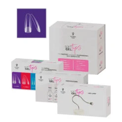 Victoria Vynn Soft Gel Tips Long Coffin Complete Kit With LED Lamp(Victoria Vynn Soft Gel Tips Long Coffin Complete Kit With Led Lamp)