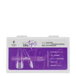 Victoria Vynn Soft Gel Tips Long Coffin(Victoria Vynn Soft Gel Tips Long Coffin)