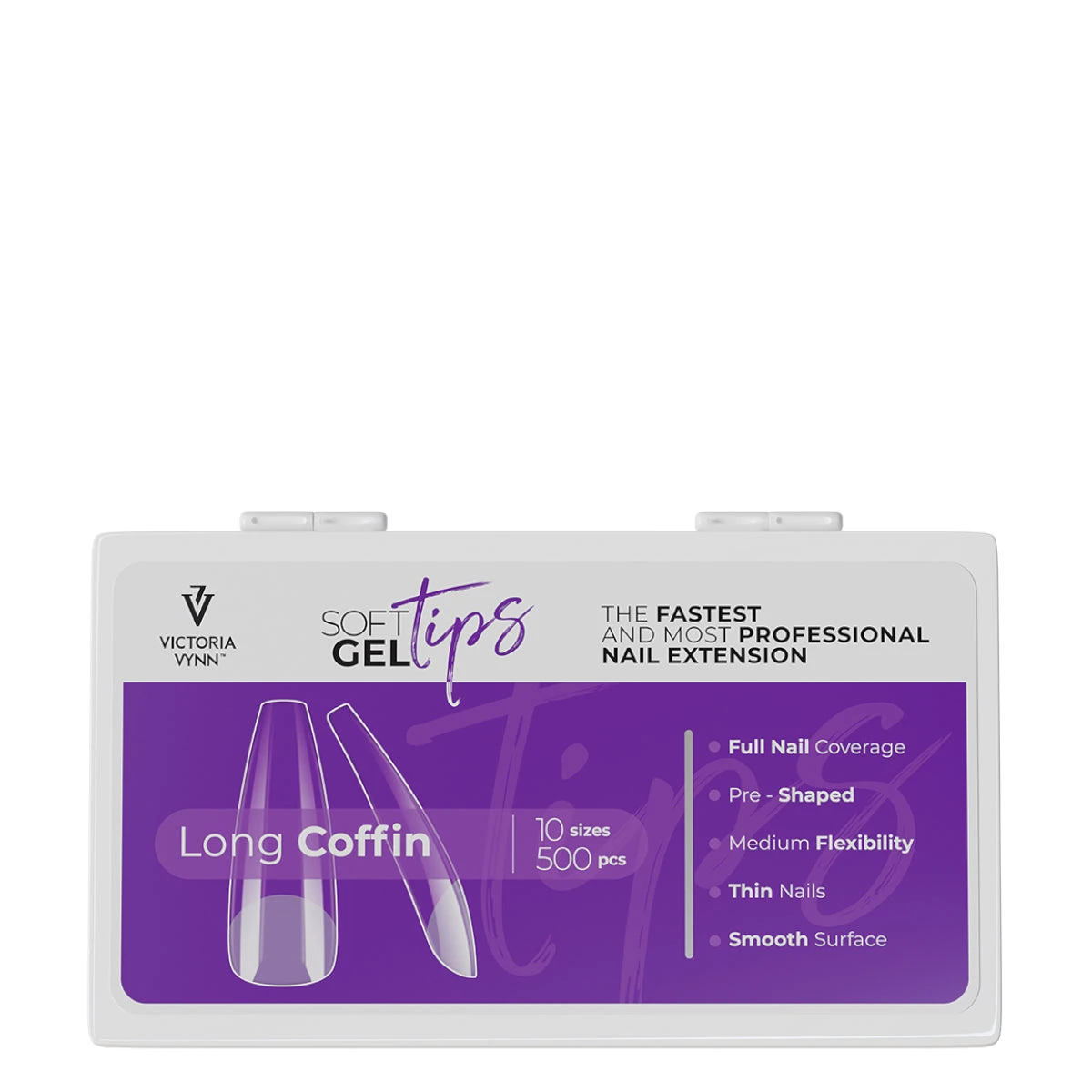 Victoria Vynn Soft Gel Tips Long Coffin Complete Kit With LED Lamp(Victoria Vynn Soft Gel Tips Long Coffin Complete Kit With Led Lamp) 4 Victoria Vynn Soft Gel Tips Long Coffin Complete Kit With LED Lamp(Victoria Vynn Soft Gel Tips Long Coffin Complete Kit With Led Lamp) - Image 2