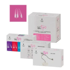 Victoria Vynn Soft Gel Tips Medium Almond Complete Kit With LED Lamp(Victoria Vynn Soft Gel Tips Medium Almond Complete Kit With Led Lamp)