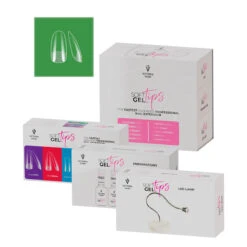 Victoria Vynn Soft Gel Nail Kit & LED Lamp(Victoria Vynn Soft Gel Tips Short Round Complete Kit With Led Lamp)