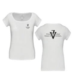 Victoria Vynn Women's White T-Shirt(Victoria Vynn Womens White T Shirt)